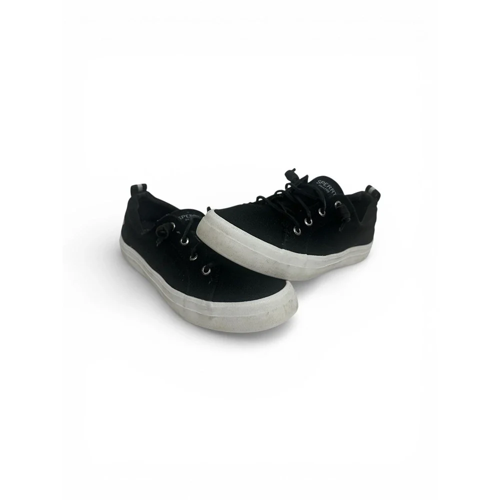 Sperry Womens Crest Vibe Sneaker Black STS99251 US Size 8 EU 39‎